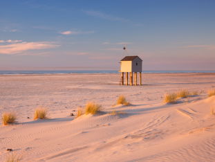 Een uitkijkpunt voor blinden op Terschelling