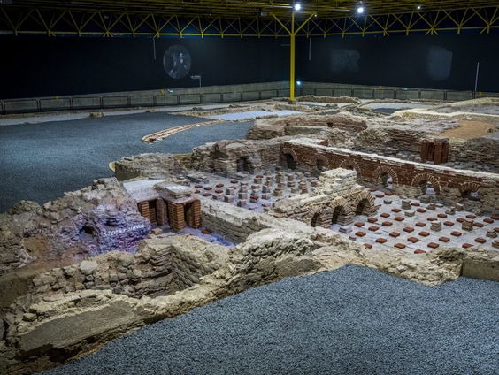 Schatgraven in het Thermenmuseum