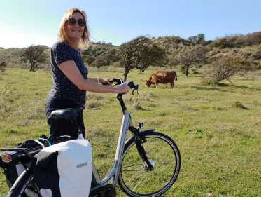 Fietsen langs plassen en wadden in Flevoland