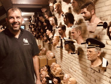 Jasper maakt levensechte poppen