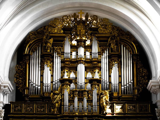 Vol op het orgel in Alle Registers Open