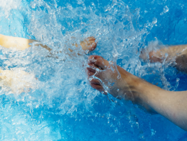 Het openluchtzwembad doet goede zaken