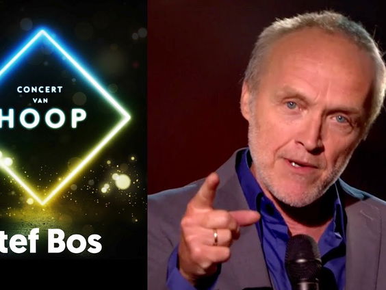 Concert van Hoop: Stef Bos kijkt positief naar het leven