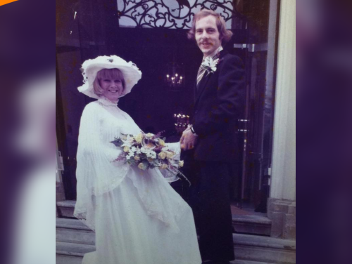 Govert van Brakel trouwde op Prinsjesdag 1977 in Den Haag