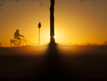 Fietsende 70+'ers voor het goede doel