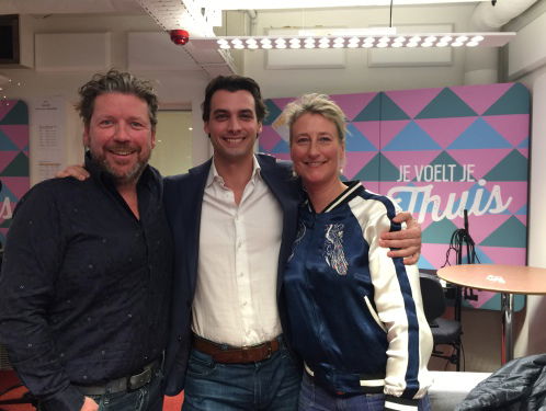 Thierry Baudet voorman en oprichter van het Forum voor Democratie te gast