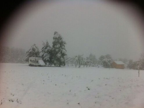 Kamperen in de sneeuw