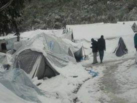 Humanitaire ramp in Griekenland