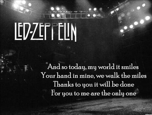 Thank you - Led Zeppelin