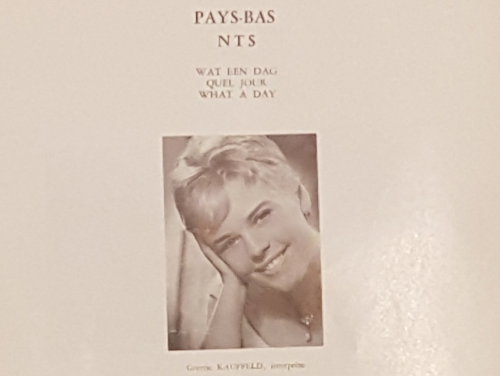 Greetje Kauffeld had 2 weken voor het festival nog geen tekst