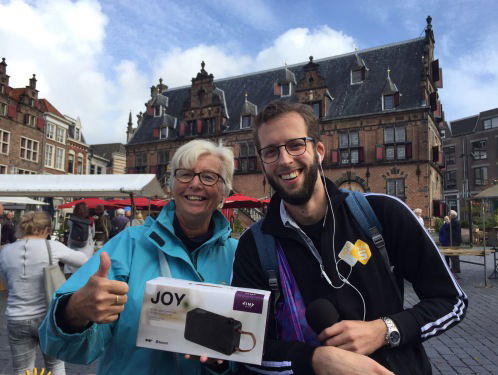 De Week van de Digitale Radio vanaf de markt in Nijmegen