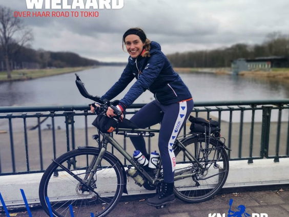 Kirsten Wielaard fietst naar Tokyo!