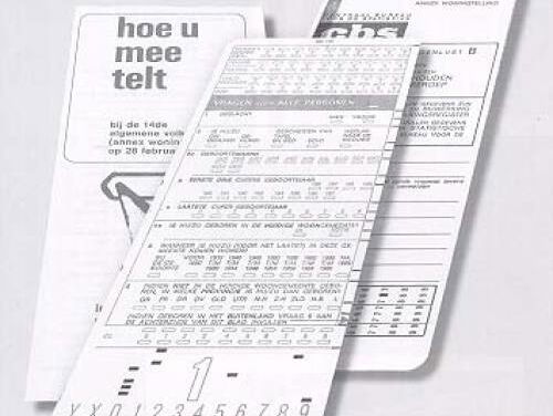 De volkstelling in 1971 is een ramp