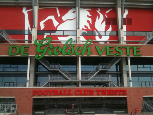 Drukte in Enschede voor het EK