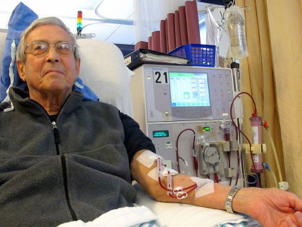 Fietsende nierpatiënten in Delft