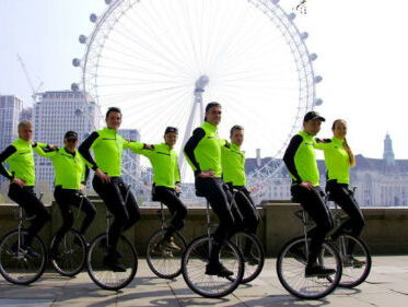 Op een eenwieler van Londen naar Millingen aan de Rijn
