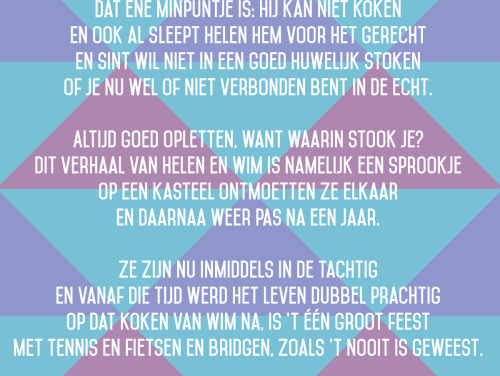 Gedicht over koken voor iemand die niet van koken houdt