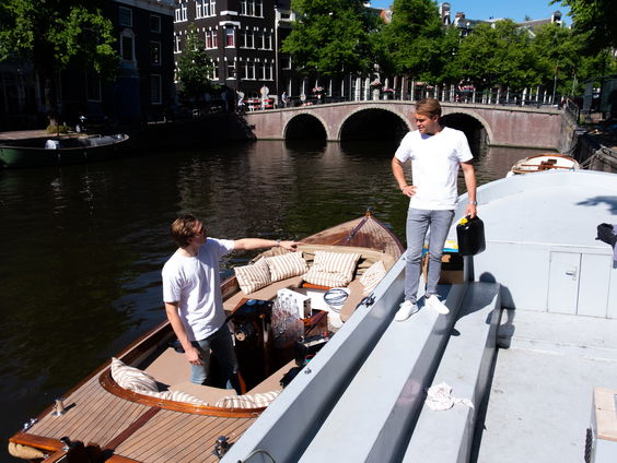 Drinkwater uit de Amsterdamse grachten