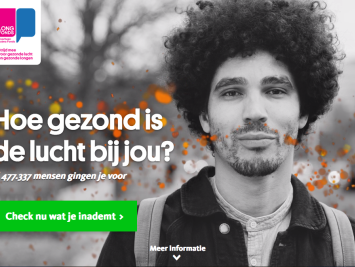 Longfonds brengt luchtkwaliteit en zorgen van Nederland in kaart