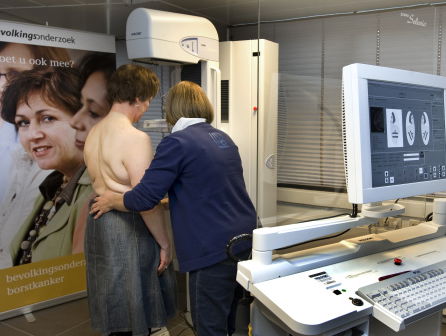 Met deze techniek is een mammografie minder pijnlijk