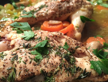 Eénpansgerechten recept: kookboekenschrijfster Karin Luiten