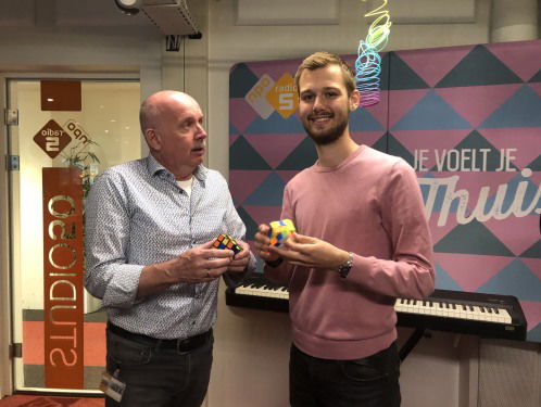 Europees Kampioen Rubiks Mats Valk: 'in 3 seconden oplossen is wel heel snel hoor'