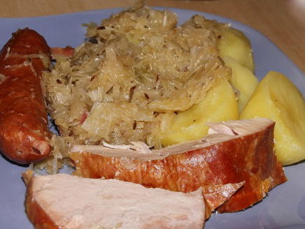 Herman walgt van de zuurkool