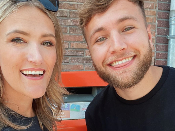 Een kaartje ontvangen van Suzan & Freek?