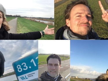 Selfie op #mijndijk