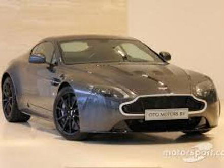 De Aston Martin van Max Verstappen