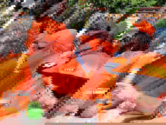 Waarom kleurt Nederland oranje?