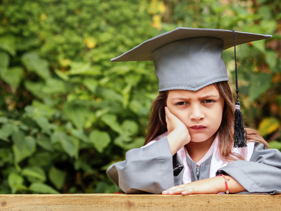 'Nooit meer naar school'