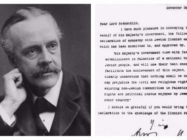 Wat was de 'Balfour-verklaring'?