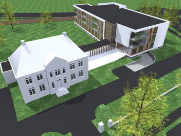 Man bouwt villa om tot 24-uurs zorgcomplex