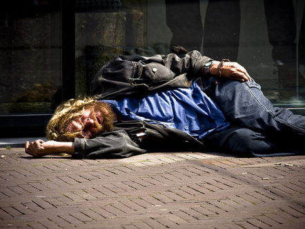 Daklozen-rondleiding in Utrecht