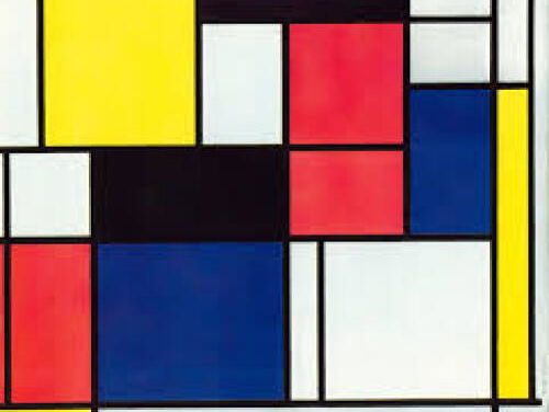 Baby's kijken Mondriaan