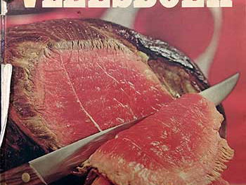 In 1969 koken we uit 'Het Volkomen Vleesboek' van Wina Born