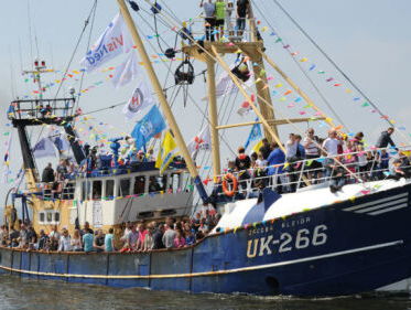 Urk presenteert zich tijdens de Visserijdagen