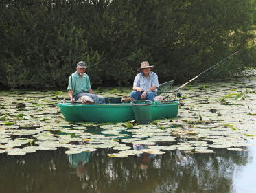 De natuur in met een van de laatste riviervissers