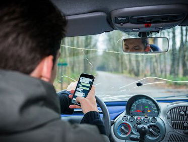 Niet meer appen achter het stuur