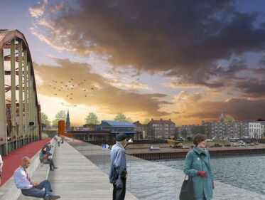 Tachtig meter lange bank op Oude IJsselbrug