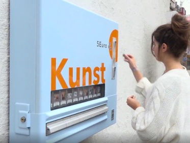 Kunst trekken uit een sigarettenautomaat