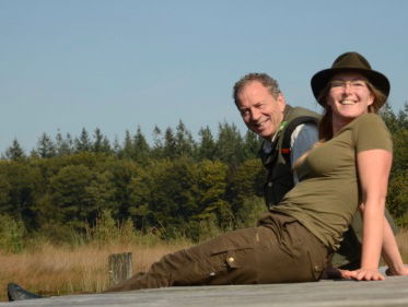 Martine Dubois en Evert Thomas lopen het wolvenspoor