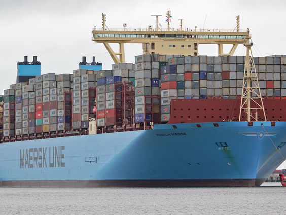 Containers overboord