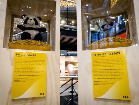 NS brengt verloren knuffels terug