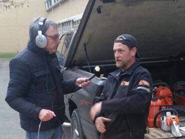 Kettingzaagkunstenaar Thomas Weijenberg