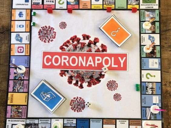 Wat voor monopoly? Coronapoly!