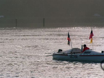 Mark Slats roeit van Europa naar Amerika