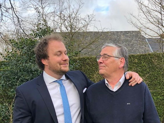 Trotse vader Eeuwe over kersvers D66-kamerlid Romke de Jong