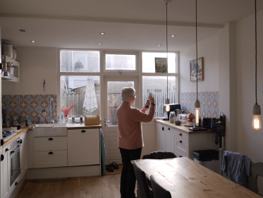 Oeps het slipje lag in beeld...